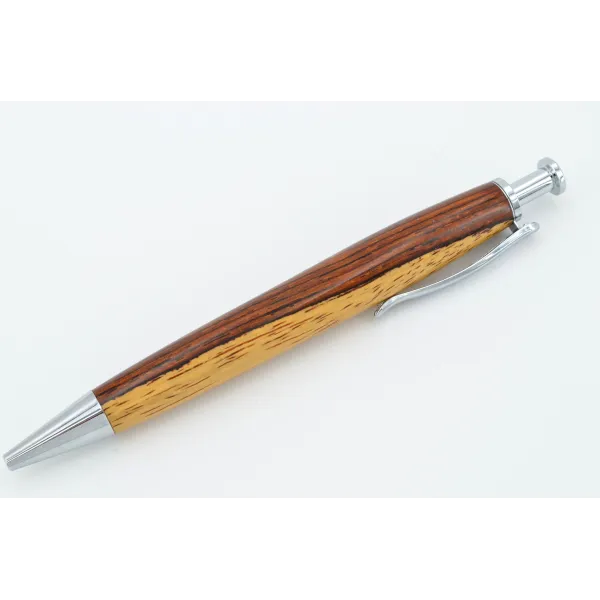 Siena Ballpoint Pen in Cocobolo Wood with Sapwood Cocobolo wood - Au Bois Enchanté