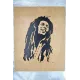 Tableau Bob Marley chantourné Contre-plaqué bouleau finlandais 5 plis - Au Bois Enchanté