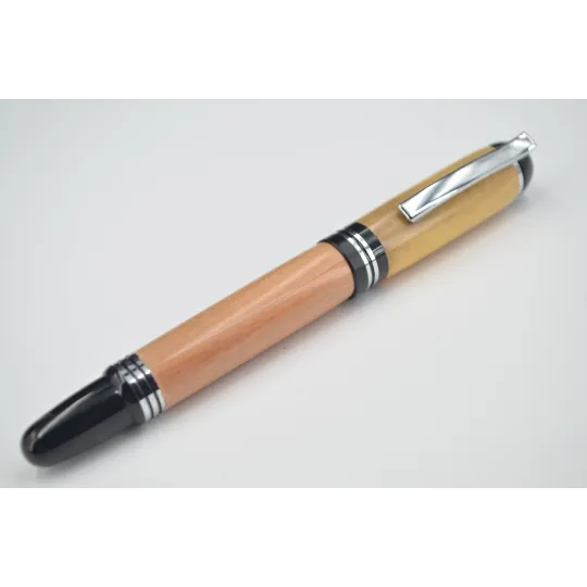 Arnaud feather pen in cade wood Cade wood - Au Bois Enchanté