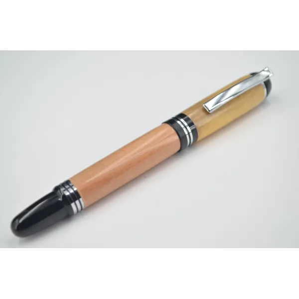 Arnaud feather pen in cade wood Cade wood - Au Bois Enchanté