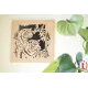 Tableau chantourné couple Tigre Contre-plaqué bouleau finlandais 5 plis - Au Bois Enchanté