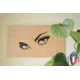 Tableau "yeux de femme" chantourné en bouleau Contre-plaqué bouleau finlandais 5 plis - Au Bois Enchanté