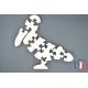 Puzzle pélican à peindre en bois Bois Hêtre - Au Bois Enchanté