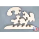 Puzzle baleine à peindre en bois Bois Hêtre - Au Bois Enchanté