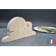 Wooden whale puzzle