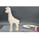 puzzle girafe à peindre en bois