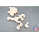 Cat puzzle to paint in wood Beech Wood - Au Bois Enchanté