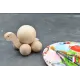 Tortue boule à peindre en bois Bois Hêtre - Au Bois Enchanté