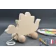 Raw wooden dinosaur to shoot Beech Wood - Au Bois Enchanté