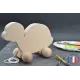 Raw wooden turtle to shoot Beech Wood - Au Bois Enchanté