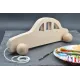 Raw wooden racing car to shoot Beech Wood - Au Bois Enchanté