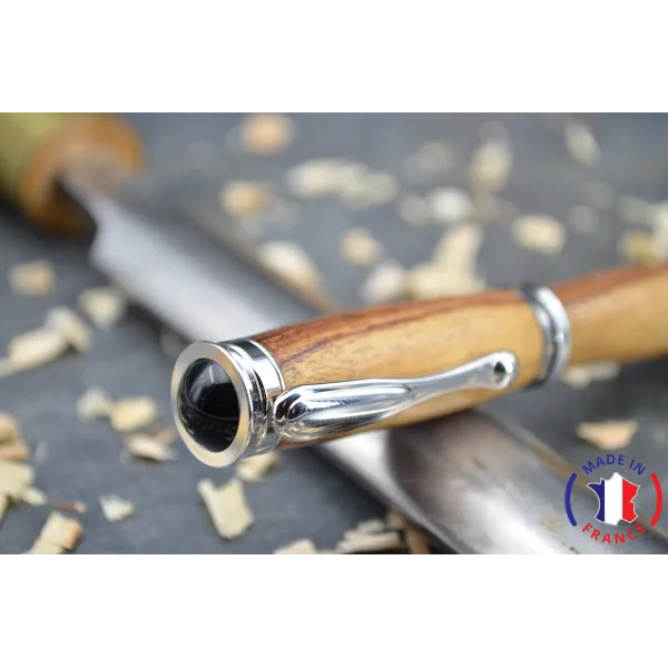 Damien wooden pen in violet wood Violet wood - Au Bois Enchanté