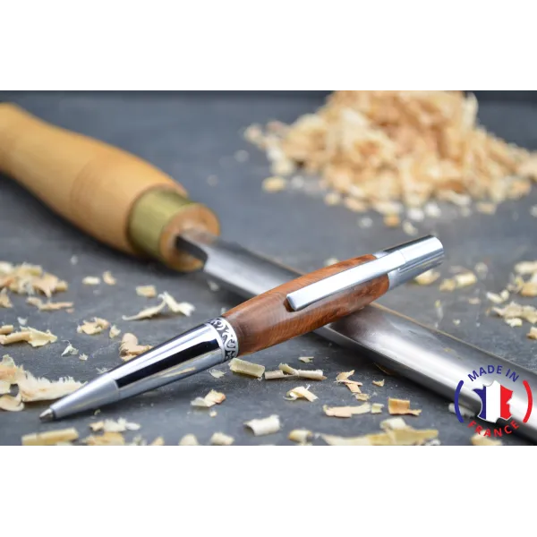 Olivier's wooden Emeline ball pen Olive wood - Au Bois Enchanté