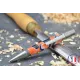 Isabelle ballpoint pen in orange and black resin Resin - Au Bois Enchanté