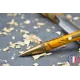 Isabelle ball pen in orange resin Resin - Au Bois Enchanté