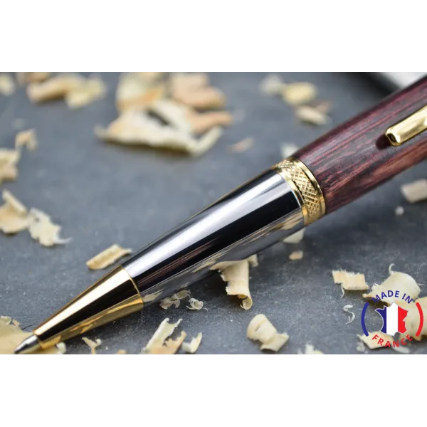 Jennyfer Ballpoint Pen in Violet Wood Violet wood - Au Bois Enchanté