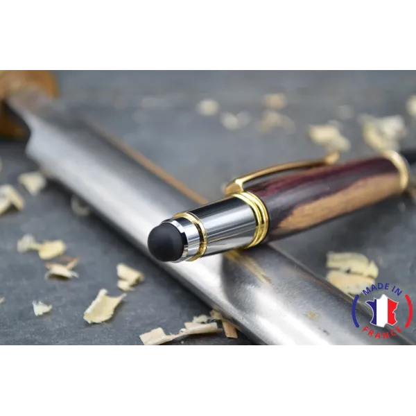 Jennyfer Ballpoint Pen in Violet Wood Violet wood - Au Bois Enchanté