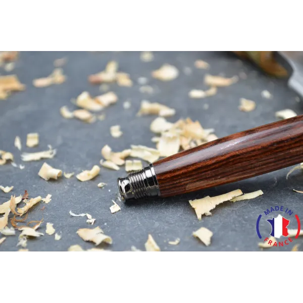 Stylo plume Julian en bois de Violette Bois de violette - Au Bois Enchanté