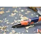 Stylo bille Léa en résine orange Résine - Au Bois Enchanté