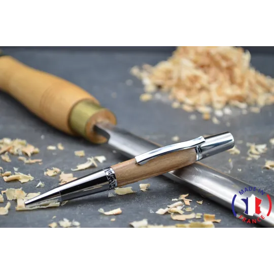 Olivier's wooden Lucy ball pen Olive wood - Au Bois Enchanté