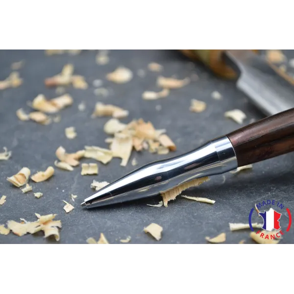 Stylo bille Ludivine en bois de Violette Bois de violette - Au Bois Enchanté