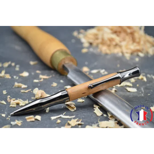 stylo bille Ludivine en bois de cade Bois de cade - Au Bois Enchanté