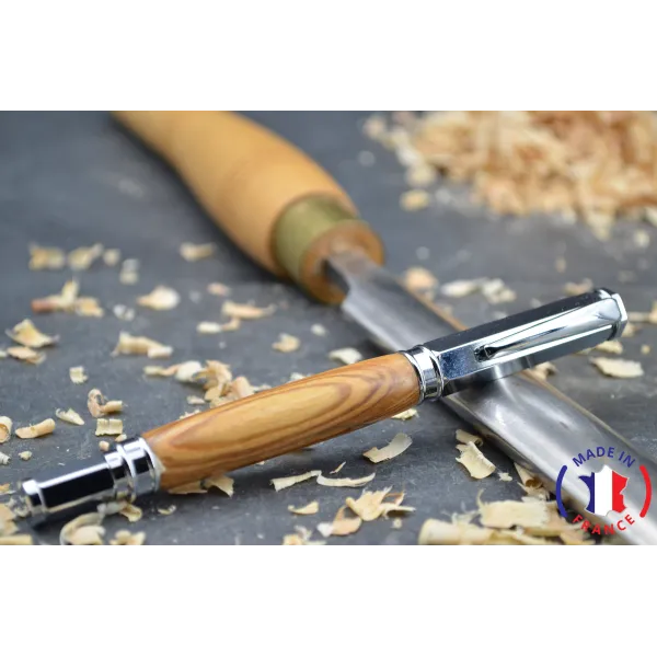 Lyloo wooden pen from Olivier Olive wood - Au Bois Enchanté