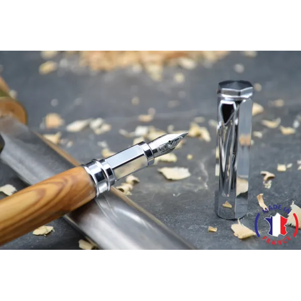 Lyloo wooden pen from Olivier Olive wood - Au Bois Enchanté