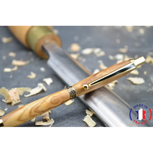 Olivier's wooden Maelya pencil Olive wood - Au Bois Enchanté