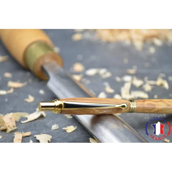 Olivier's wooden Maelya pencil Olive wood - Au Bois Enchanté