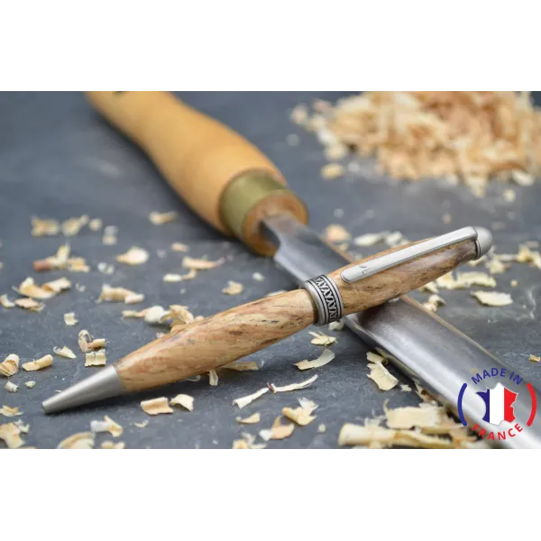 Olivier's wooden Malou ball pen Boxwood - Au Bois Enchanté
