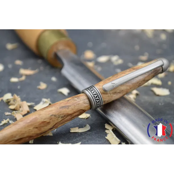 Olivier's wooden Malou ball pen Boxwood - Au Bois Enchanté