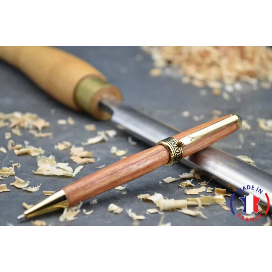 Malou ball pen in Rose wood Rosewood - Au Bois Enchanté