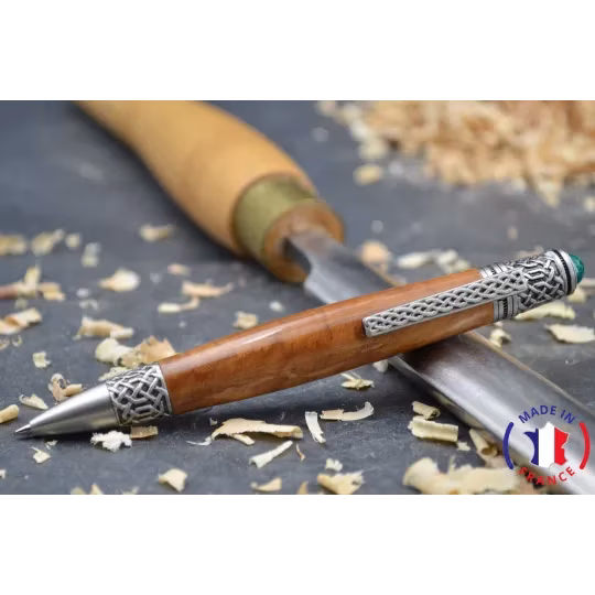 Olivier's wooden Merlin ball pen Olive wood - Au Bois Enchanté