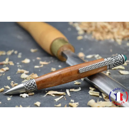 Olivier's wooden Merlin ball pen Olive wood - Au Bois Enchanté