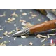 Stylo bille Merlin en bois d'Olivier Bois d'olivier - Au Bois Enchanté