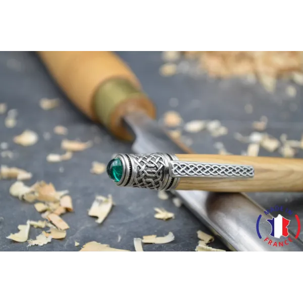 Stylo bois Merlin en pistachier Bois de pistachier - Au Bois Enchanté