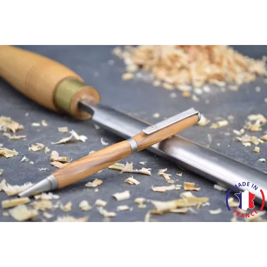 Olivier wooden Satin ball pen Olive wood - Au Bois Enchanté