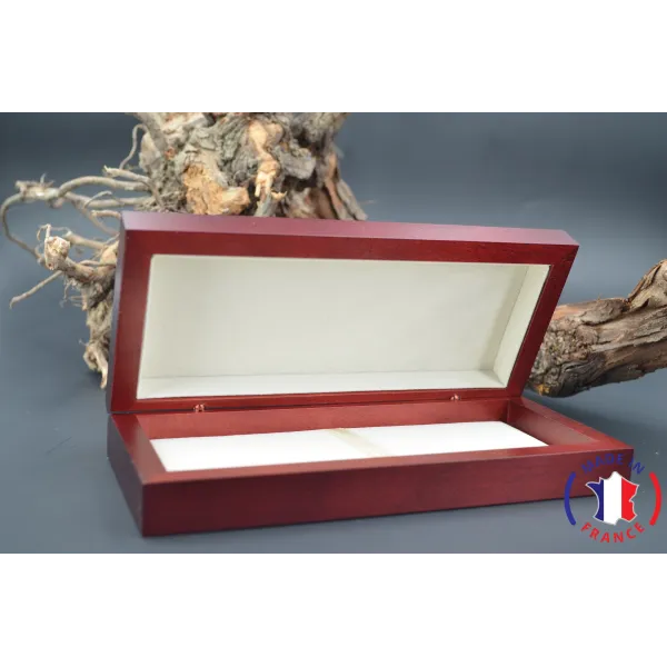 Coffret de luxe en bois de Merisier Bois de merisier - Au Bois Enchanté