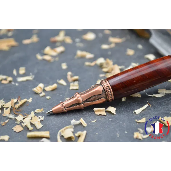 Violet Wood Skull Pen Violet wood - Au Bois Enchanté