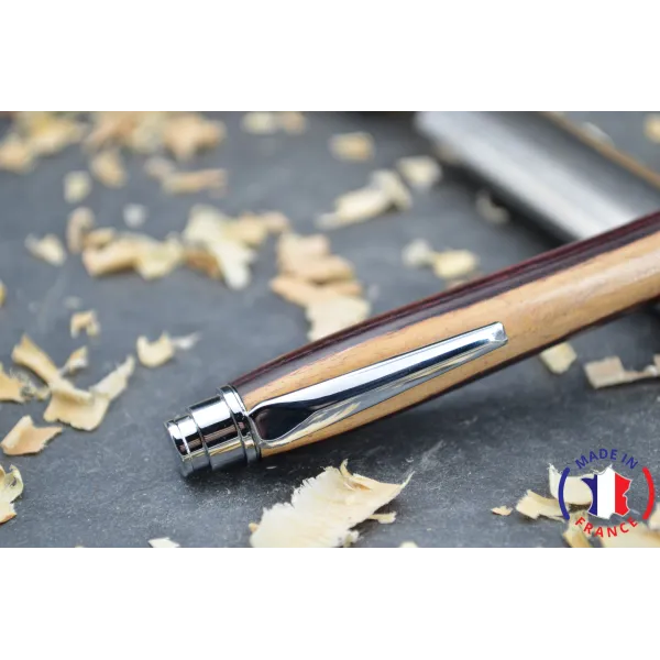 Cameron Wood Pen in Violet Wood with Apbier Violet wood - Au Bois Enchanté