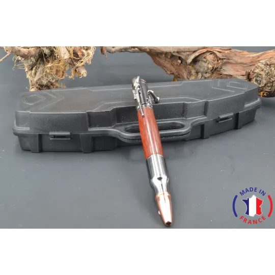 Stylo bois Le chasseur en Padouk Bois de padouk bois africain - Au Bois Enchanté