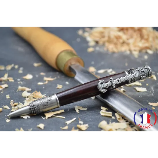 Stylo bille en bois d'ébène Bois d'ébène - Au Bois Enchanté