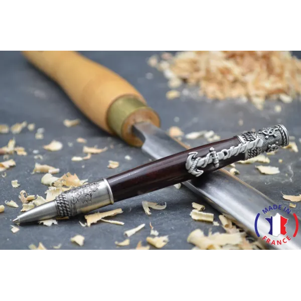Ballpoint pen made of ebony wood Ebony wood - Au Bois Enchanté
