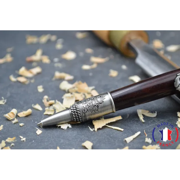 Ballpoint pen made of ebony wood Ebony wood - Au Bois Enchanté