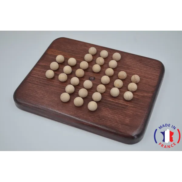 Wooden solitaire Beech Wood - Au Bois Enchanté