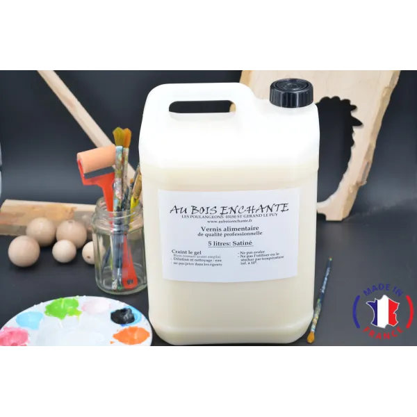 Vernis alimentaire 5 litres  - Au Bois Enchanté