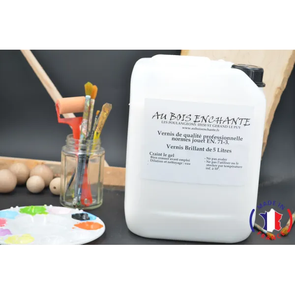 Vernis norme jouet 5 litres  - Au Bois Enchanté