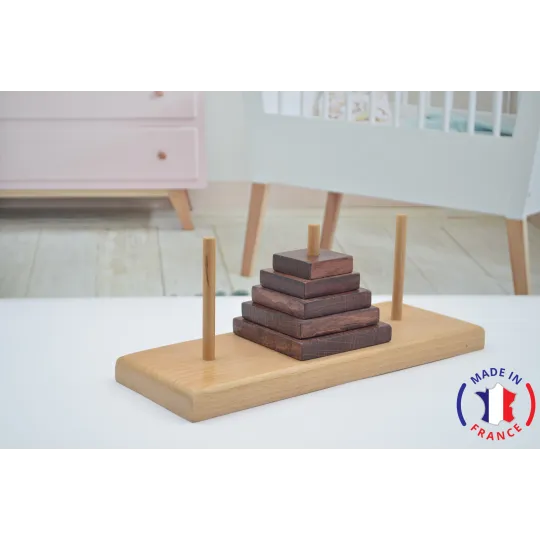 La tour de Hanoï en bois de hêtre Bois Hêtre - Au Bois Enchanté
