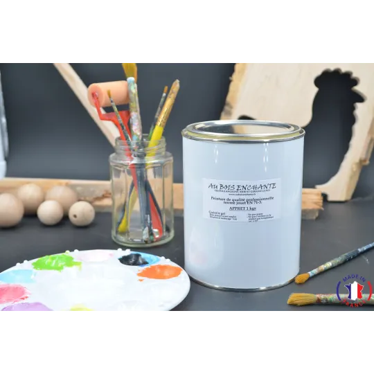 White primer 1 kg standard wood toy  - Au Bois Enchanté